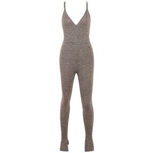 House of CB Jumpsuit Size Medium Heaven Brown Marl Loungewear

8026